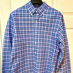 Ralph Lauren Polo, Button Up Shirt, XL, Blue